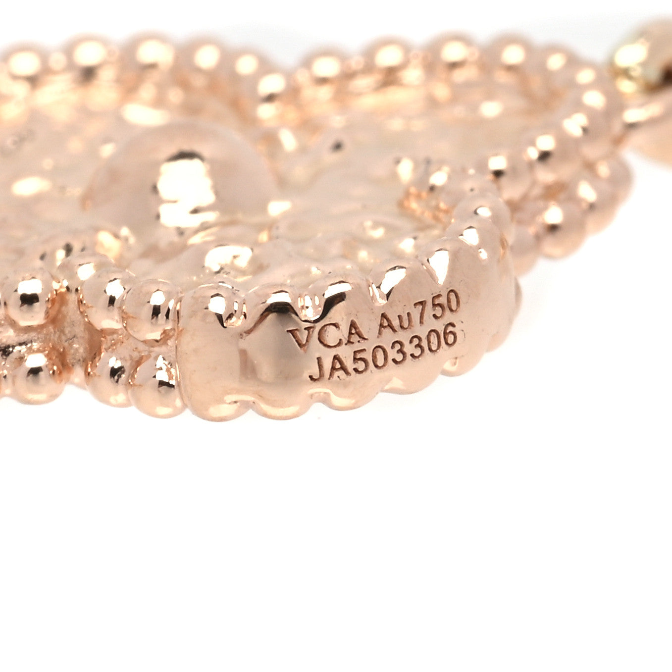 Van Cleef & Arpels 18K Rose Gold 5 Motifs Vintage Alhambra Bracelet 4 of 5
