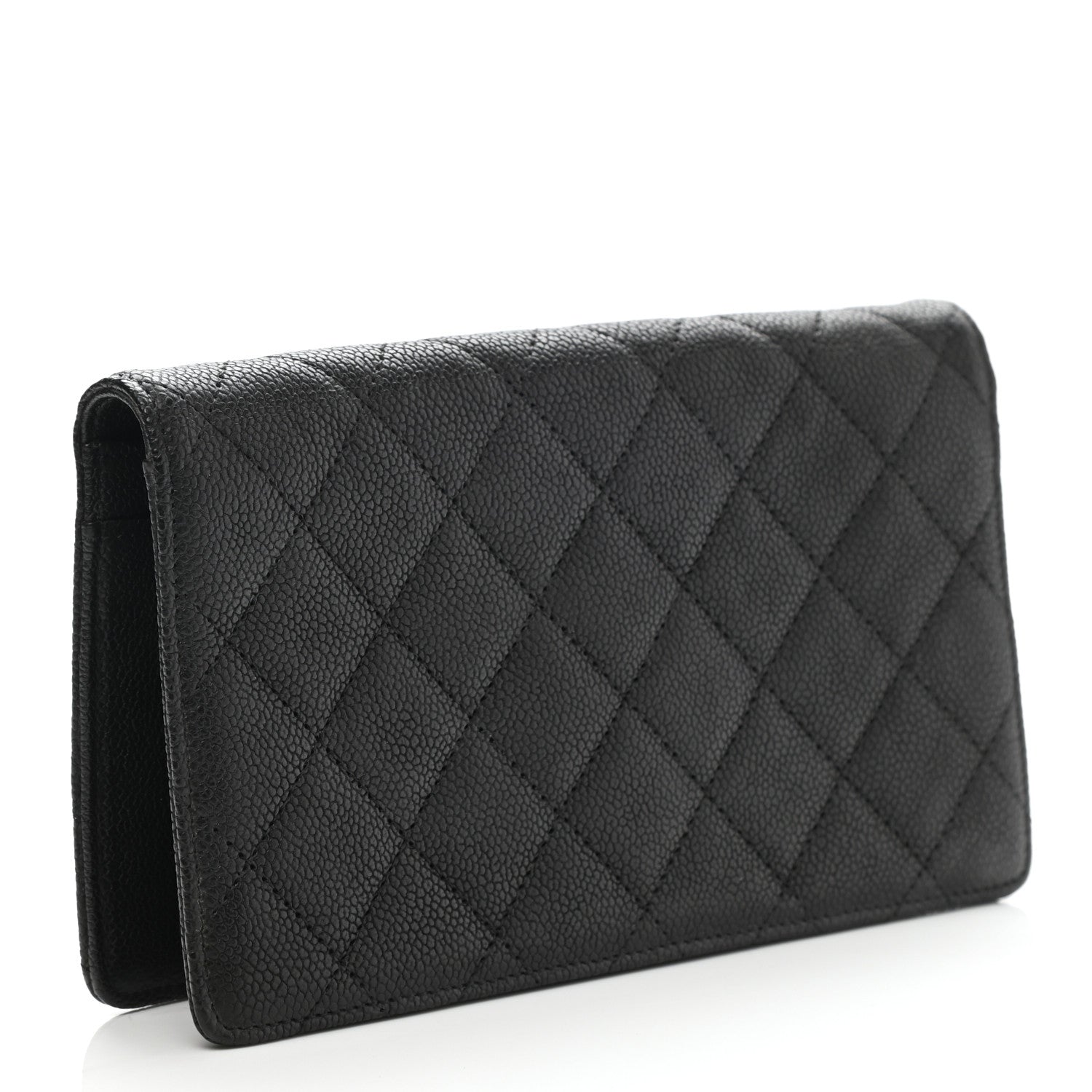 Chanel Caviar Quilted Reissue Yen Wallet Black 3 of 10