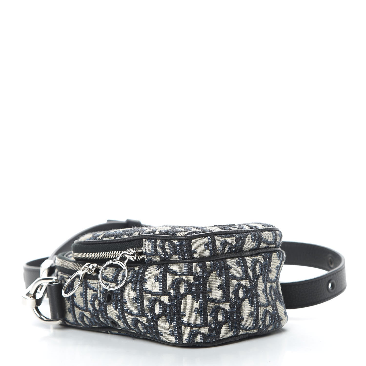 Christian Dior Oblique Crossbody Bag Blue 4 of 11