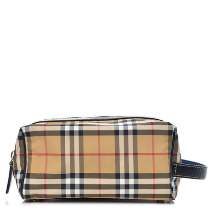 Burberry Horseferry Check Cosmetic Case Black 1 of 7