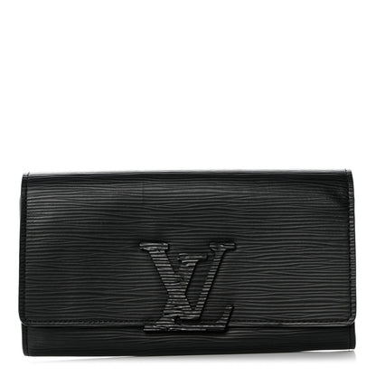 Louis Vuitton Epi Louise Wallet Black 1 of 10