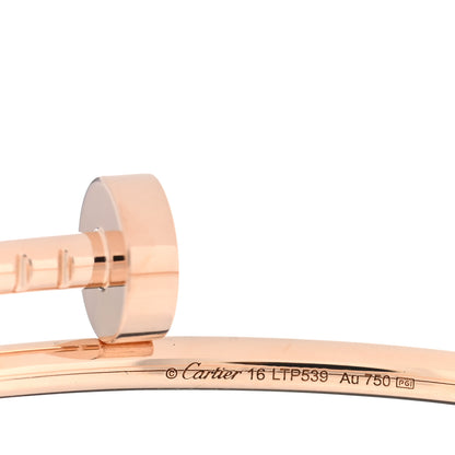Cartier 18K Pink Gold Small Juste Un Clou Bracelet 16 3 of 4