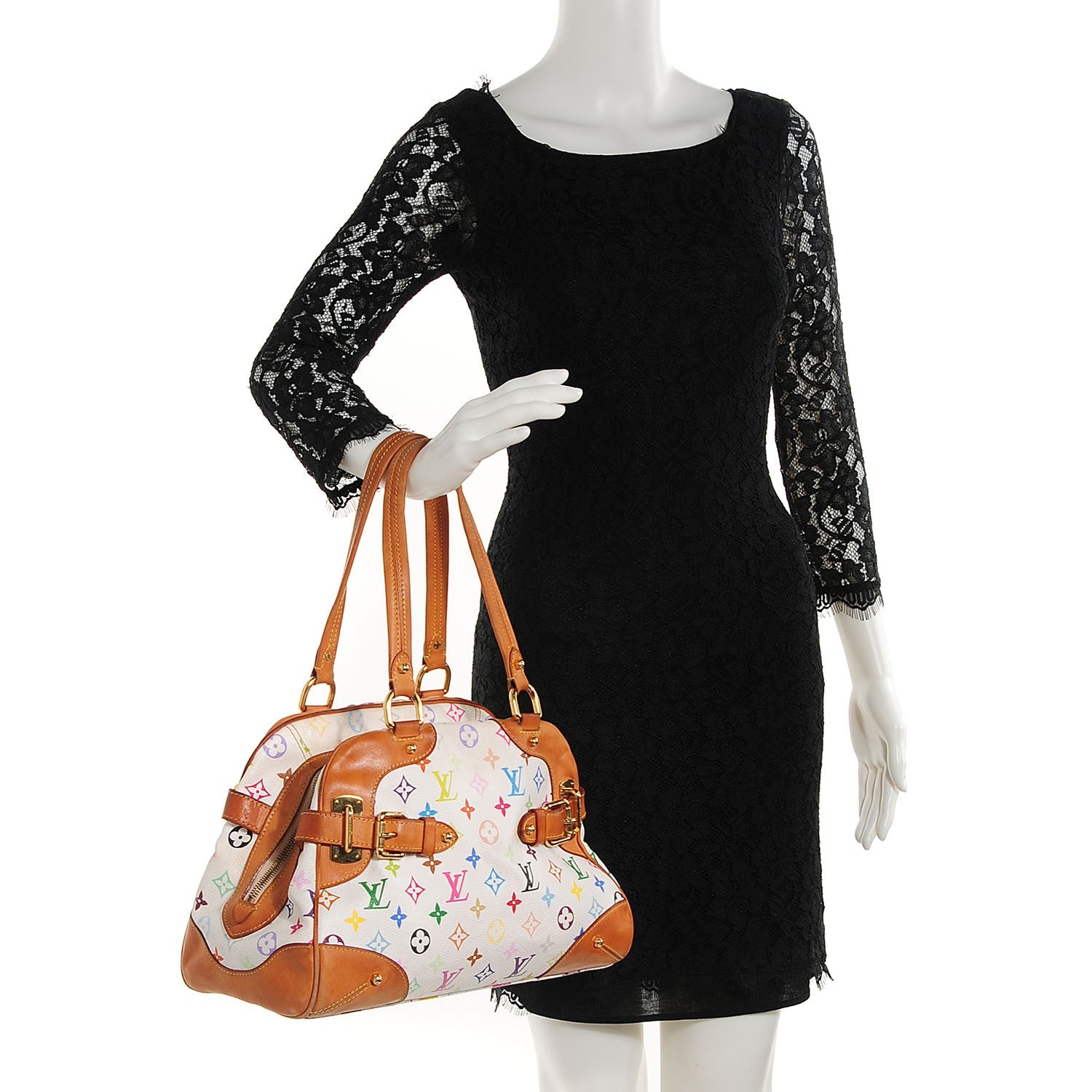 Louis Vuitton Monogram Multicolor Claudia White 2 of 7