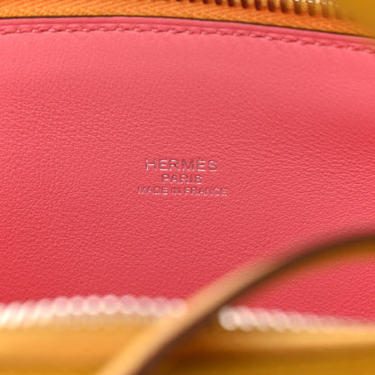 Hermes Evercolor Verso 1923 Bolide 25 Jaune Ambre Rose D'Ete 6 of 10