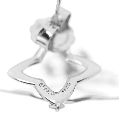 David Yurman Sterling Silver Quatrefoil Drop Earrings 4 of 4