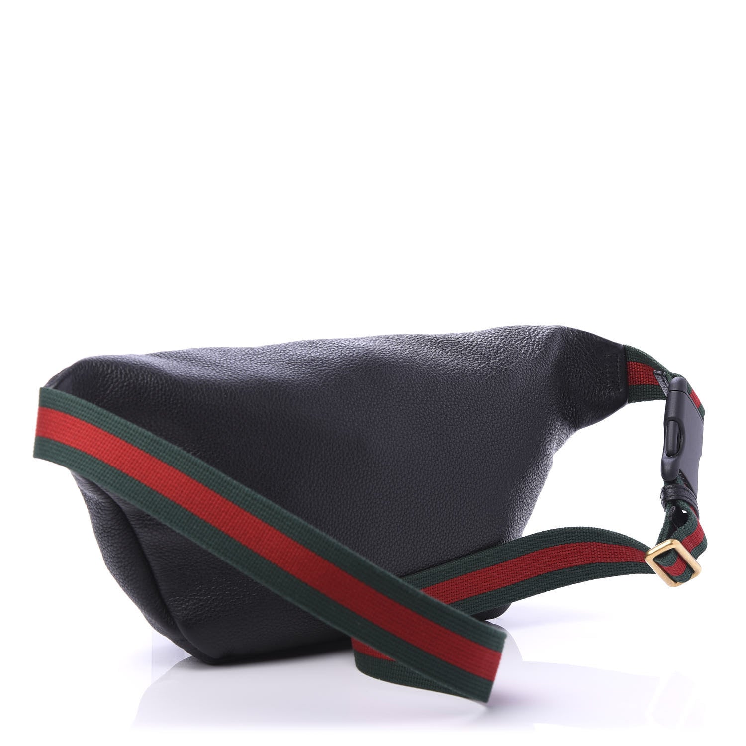 Gucci Grained Calfskin Logo Belt Bag Black 3 of 11