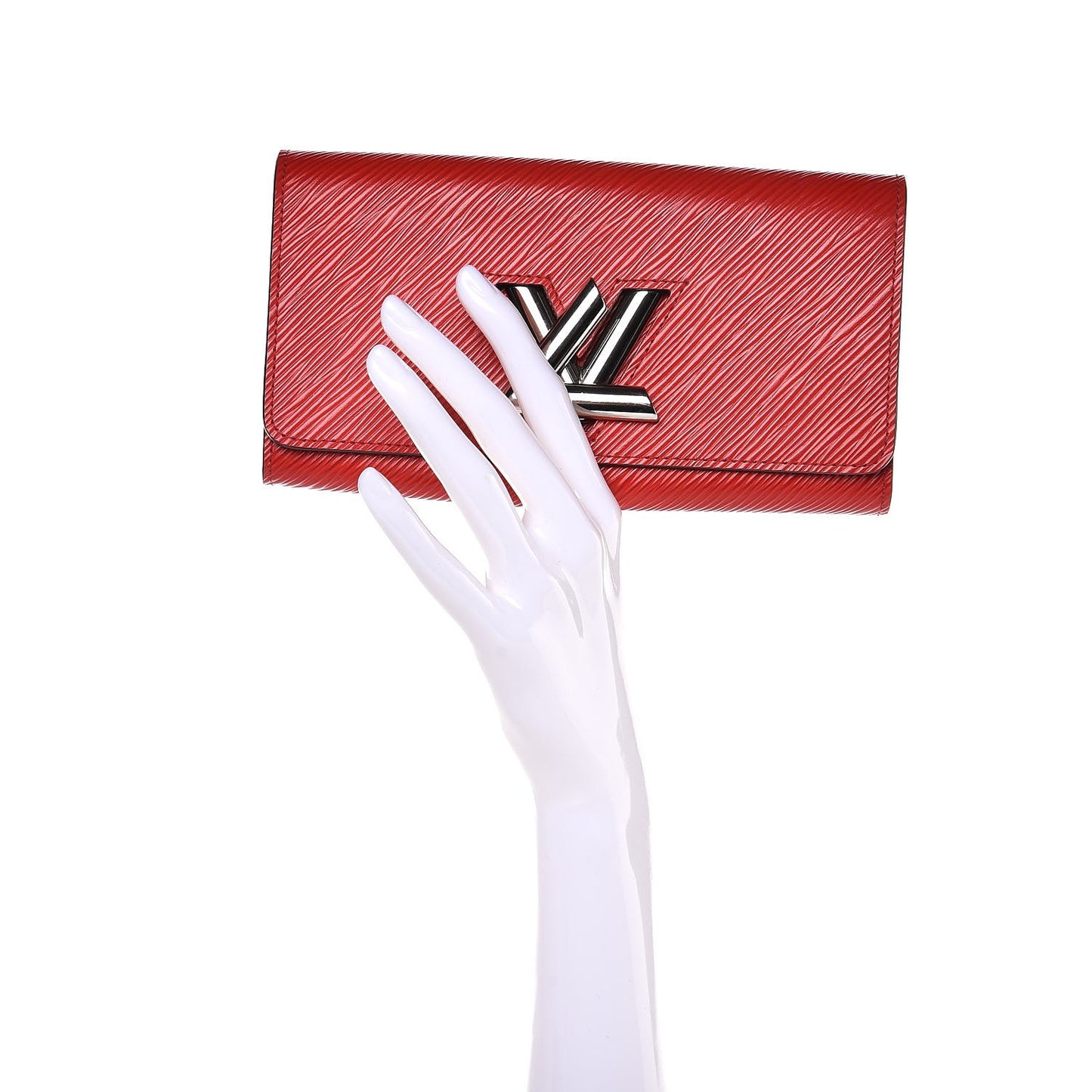 Epi Twist Wallet Coquelicot