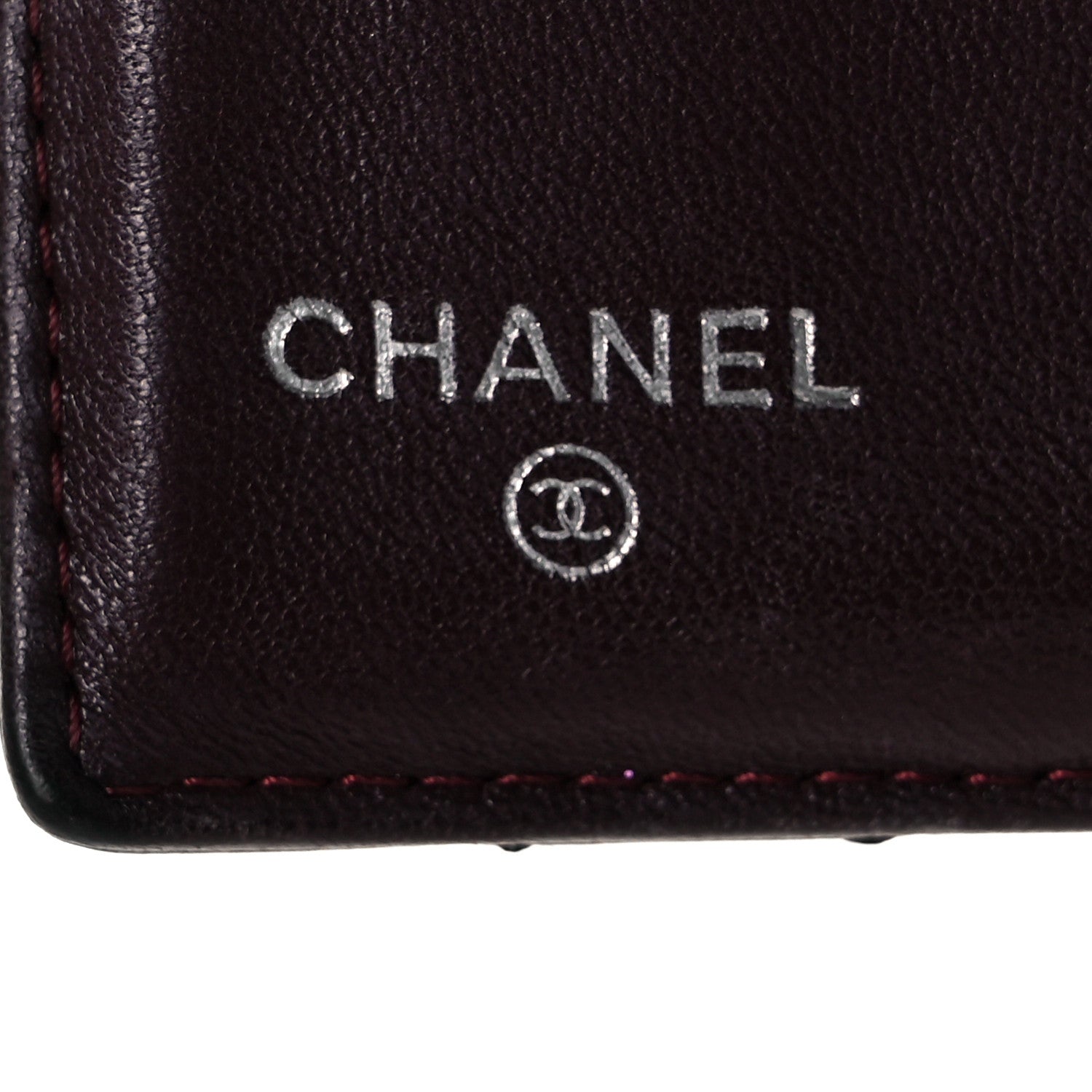Chanel Lambskin Quilted Compact French Flap Wallet Black 9 of 10