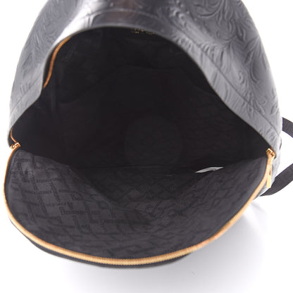 Versace Calfskin Embossed Palazzo Medusa Backpack Black 5 of 9