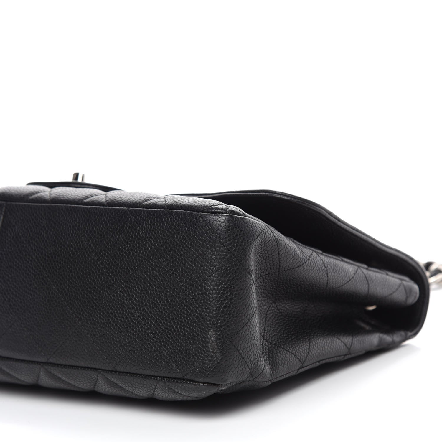 Chanel Caviar Quilted Jumbo Single Flap Black 10 of 11