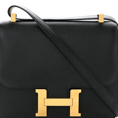 Hermes Epsom Constance 24 Black 8 of 15