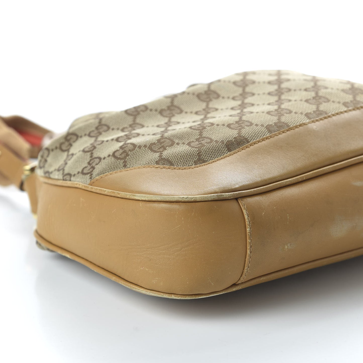 Monogram Bamboo Top Handle Bag Tan