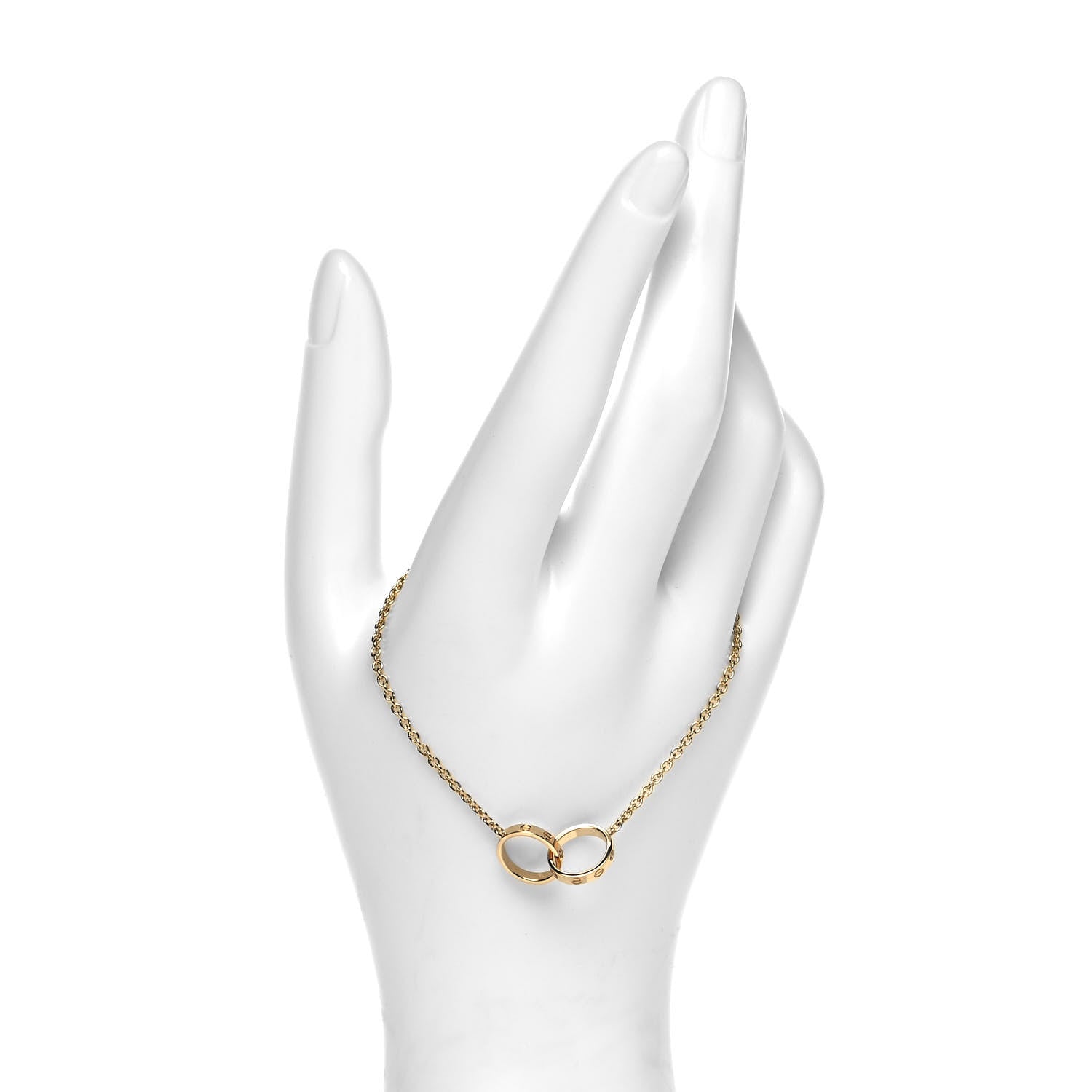Cartier 18K Yellow Gold Interlocking LOVE Bracelet 2 of 4