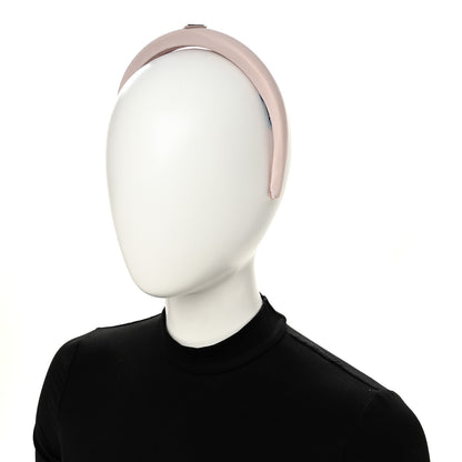 Prada Re-Nylon Triangle Logo Thin Headband Alabastro 2 of 4