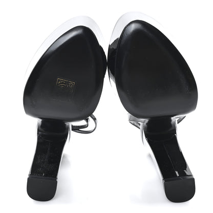 Saint Laurent Patent Jodie 95 Platform Sandals 38 Black 6 of 10