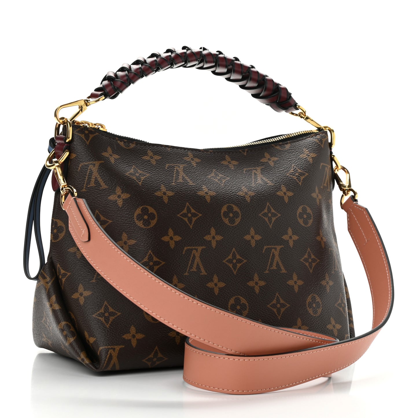 Monogram Beaubourg Hobo Mini Bordeaux Red Peach Safran Blue Jean Blue