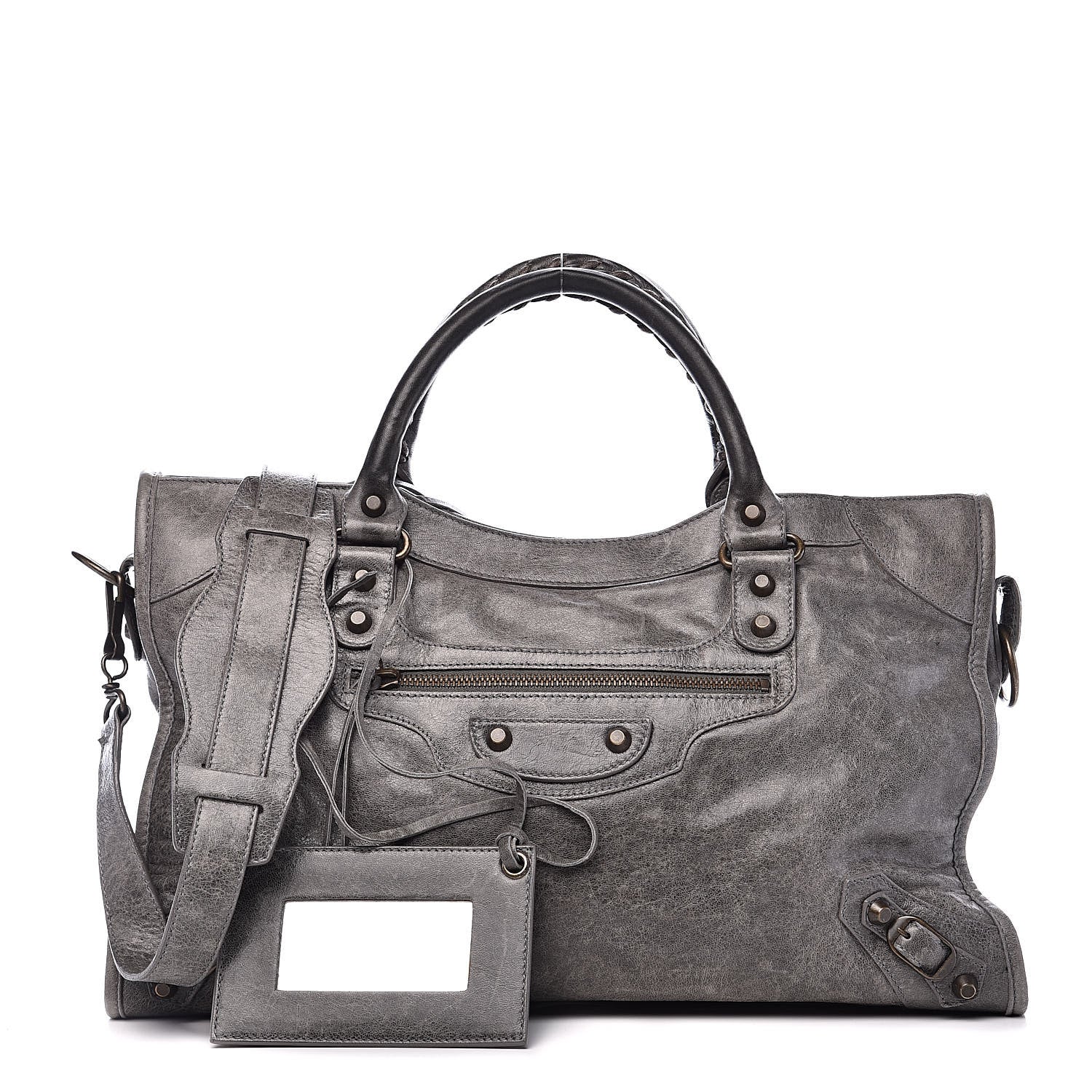 Balenciaga Agneau Classic Hardware City Anthracite 1 of 12