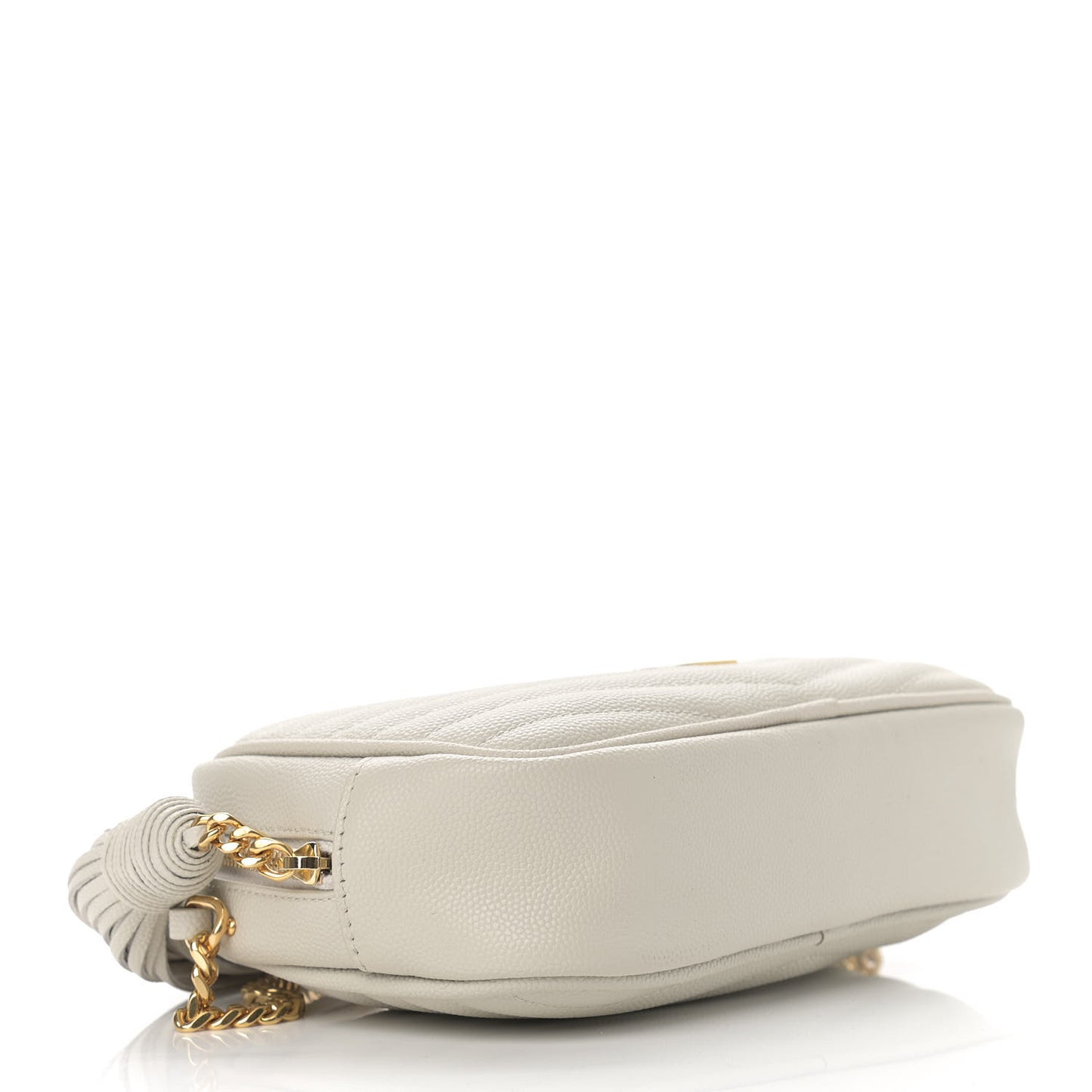 Grain De Poudre Matelasse Monogram Mini Lou Camera Bag Crema Soft