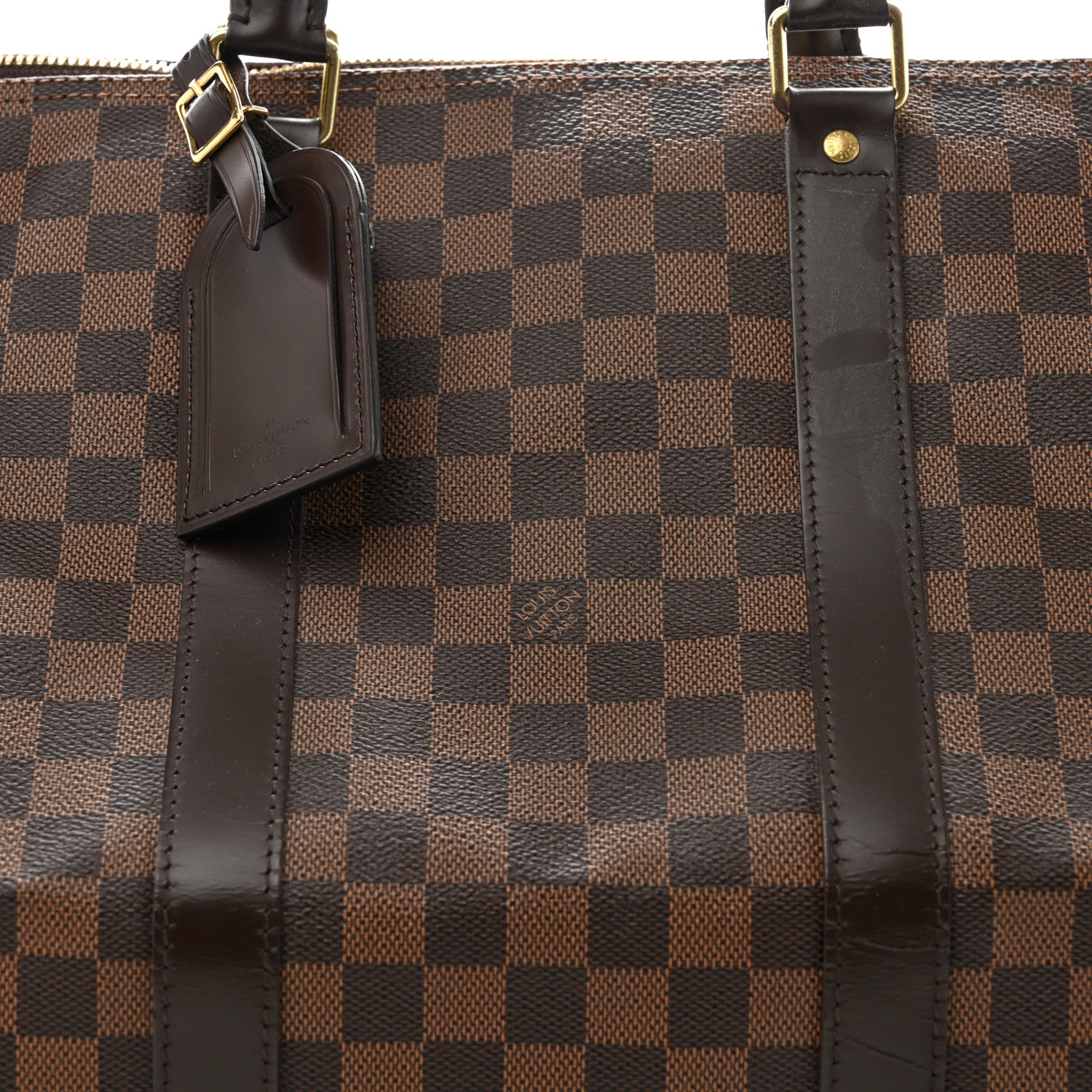 Louis Vuitton Damier Ebene Keepall Bandouliere 55 7 of 10
