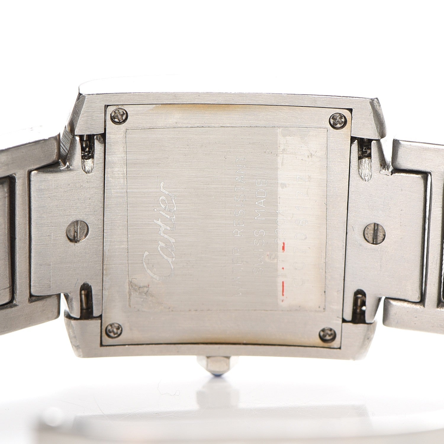 Cartier Stainless Steel 28mm Tank Francaise Automatic Watch 5 of 7