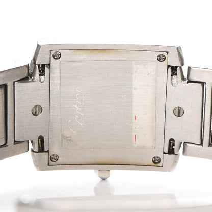 Cartier Stainless Steel 28mm Tank Francaise Automatic Watch 5 of 7