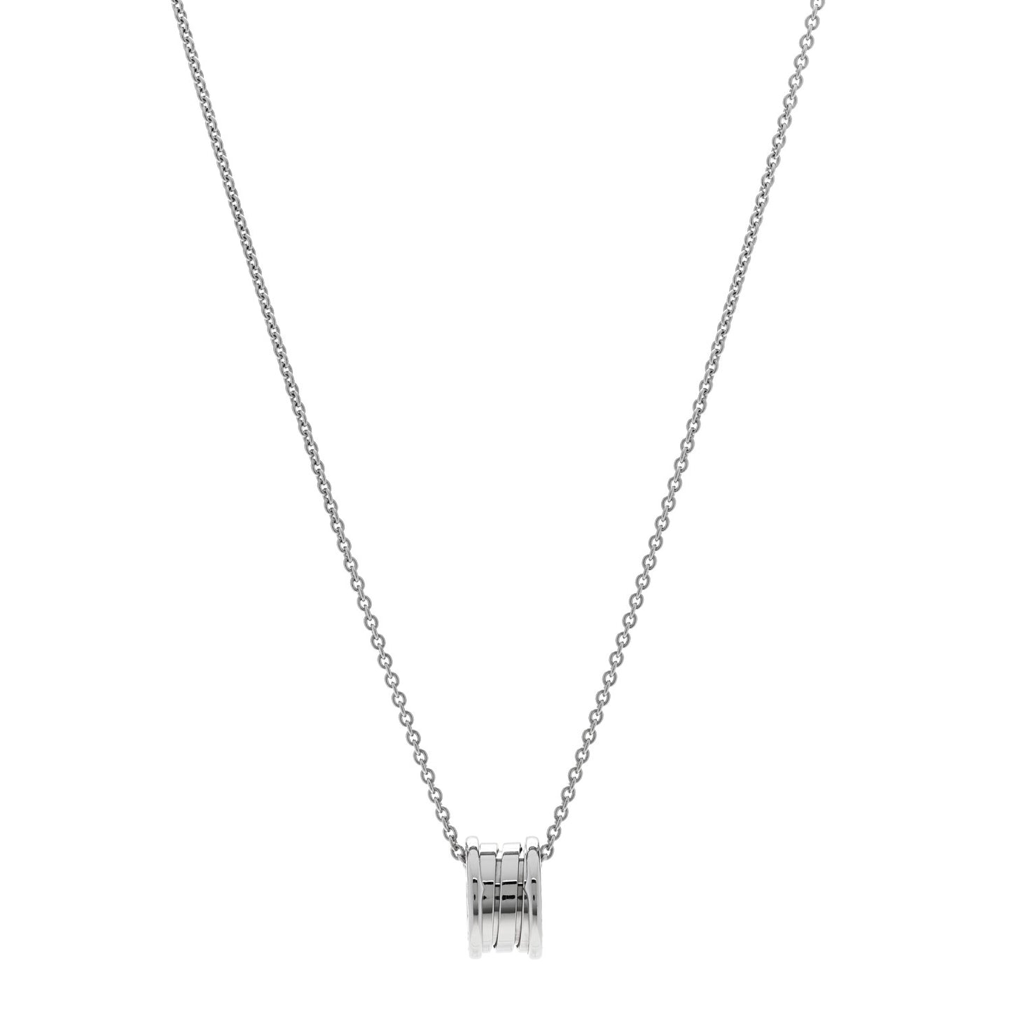 18K White Gold B.Zero1 Pendant Necklace