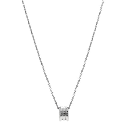 Bulgari 18K White Gold B.Zero1 Pendant Necklace 1 of 6