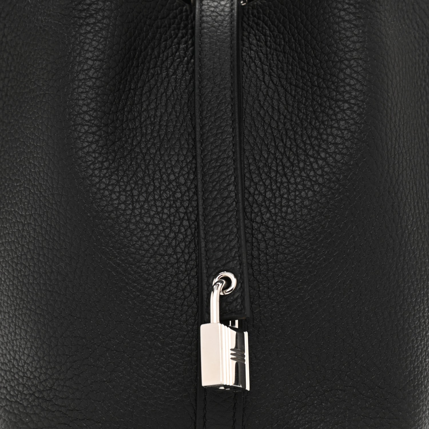 Hermes Taurillon Clemence Matte Alligator Picotin Lock Touch 18 PM Black 8 of 8