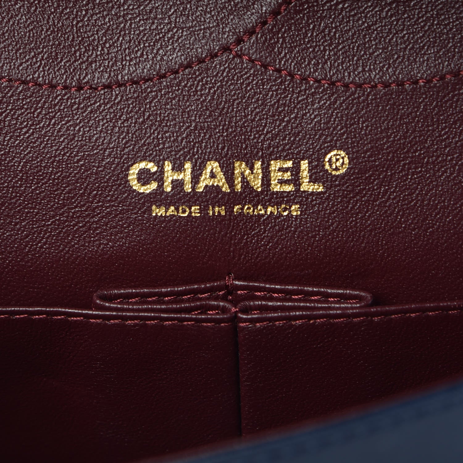 Chanel Distressed Patent Quilted 2.55 Reissue 227 Flap Dark Blue 6 of 10