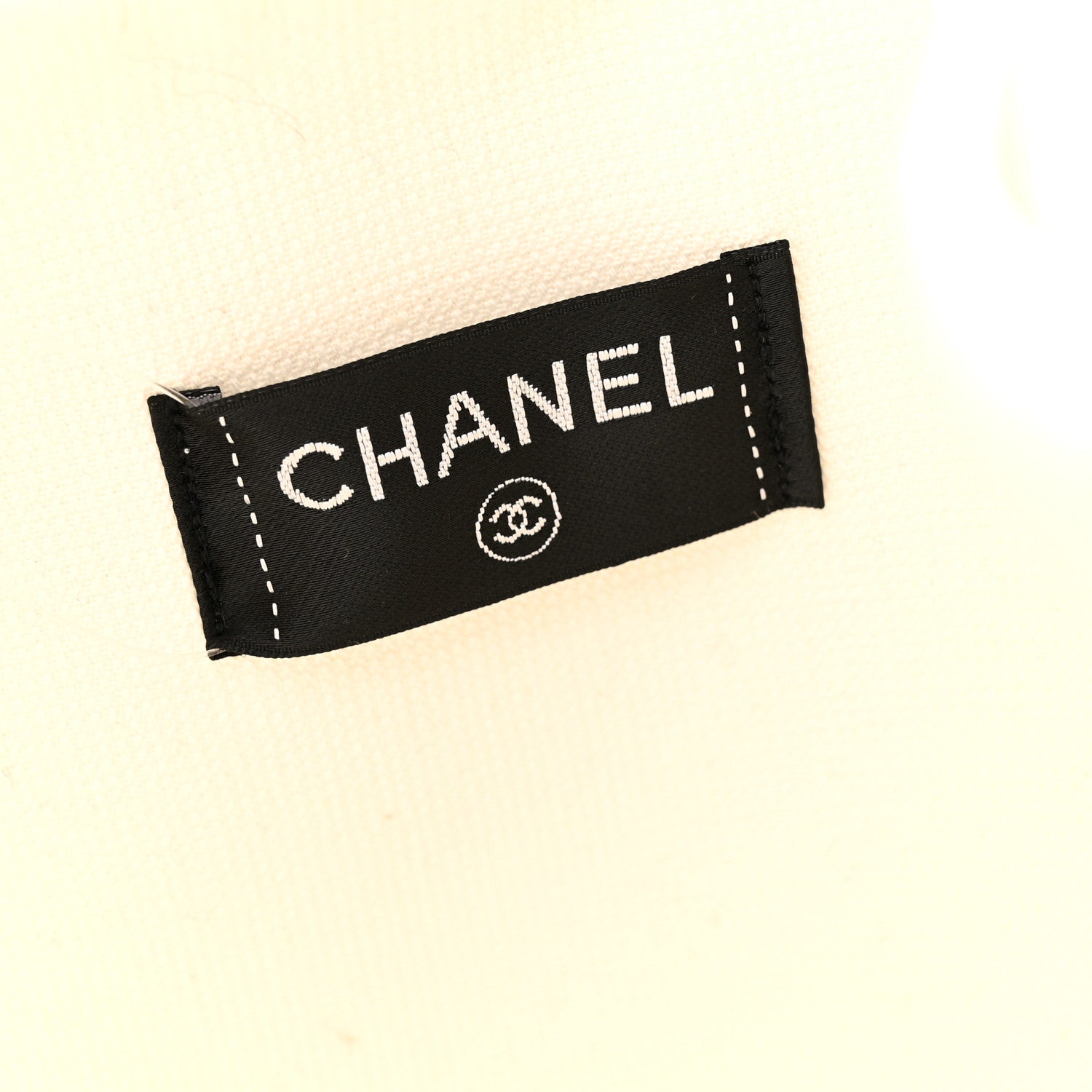 Chanel Terry Cotton CC Beach Tote Towel Set Black White 7 of 13