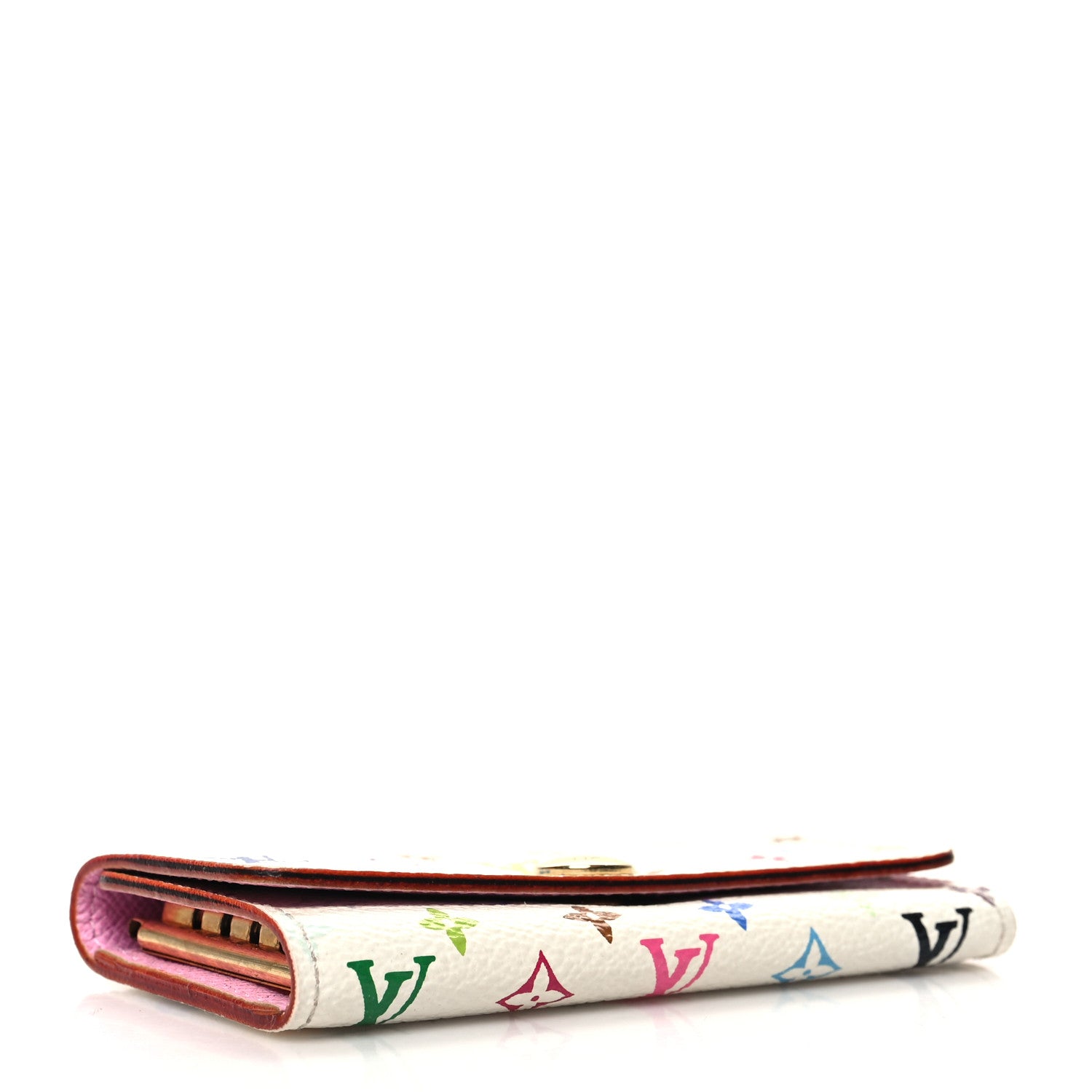 Louis Vuitton Monogram Multicolor Multicles 4 Key Holder White Litchi 4 of 9