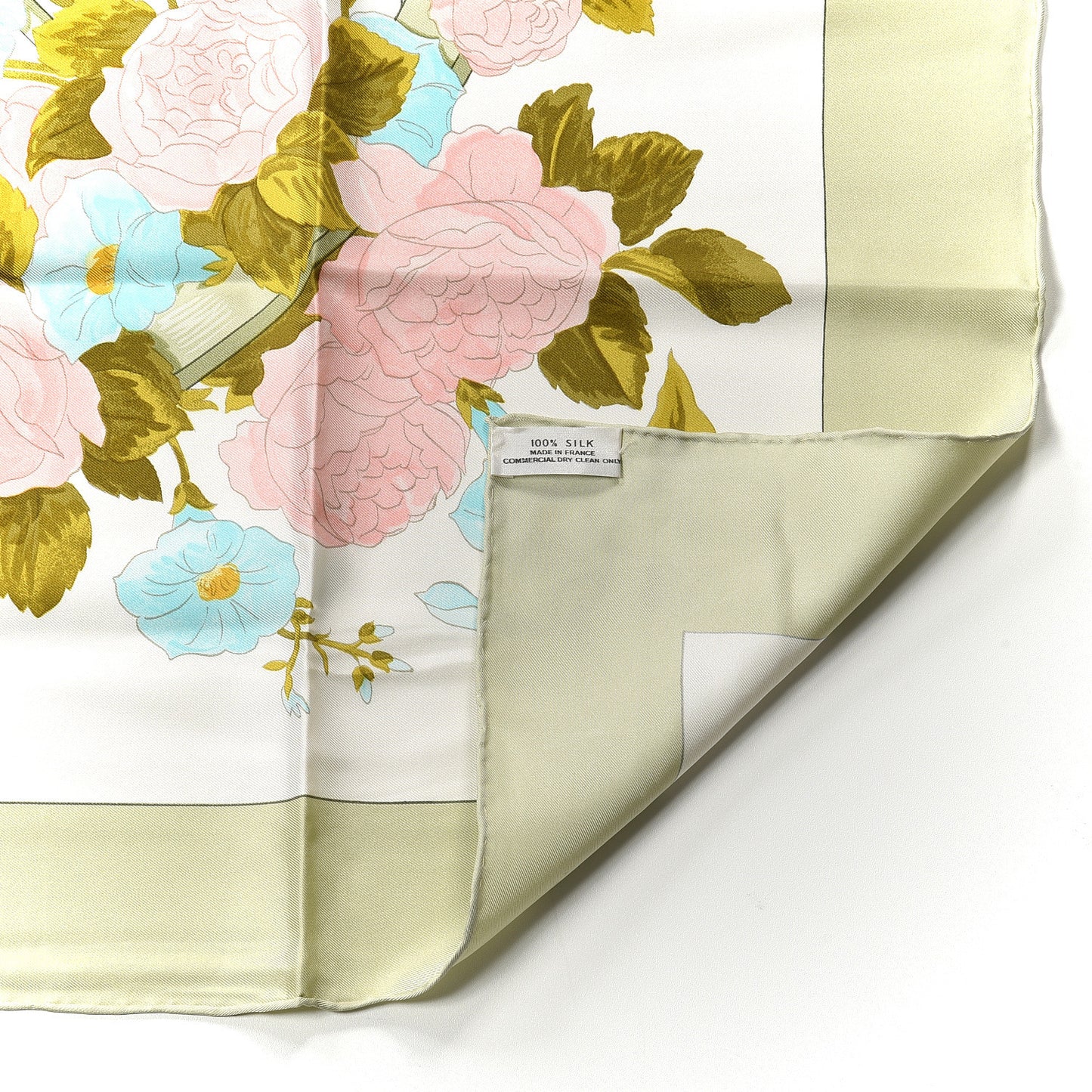 Jacquard Silk Romantique Scarf 90
