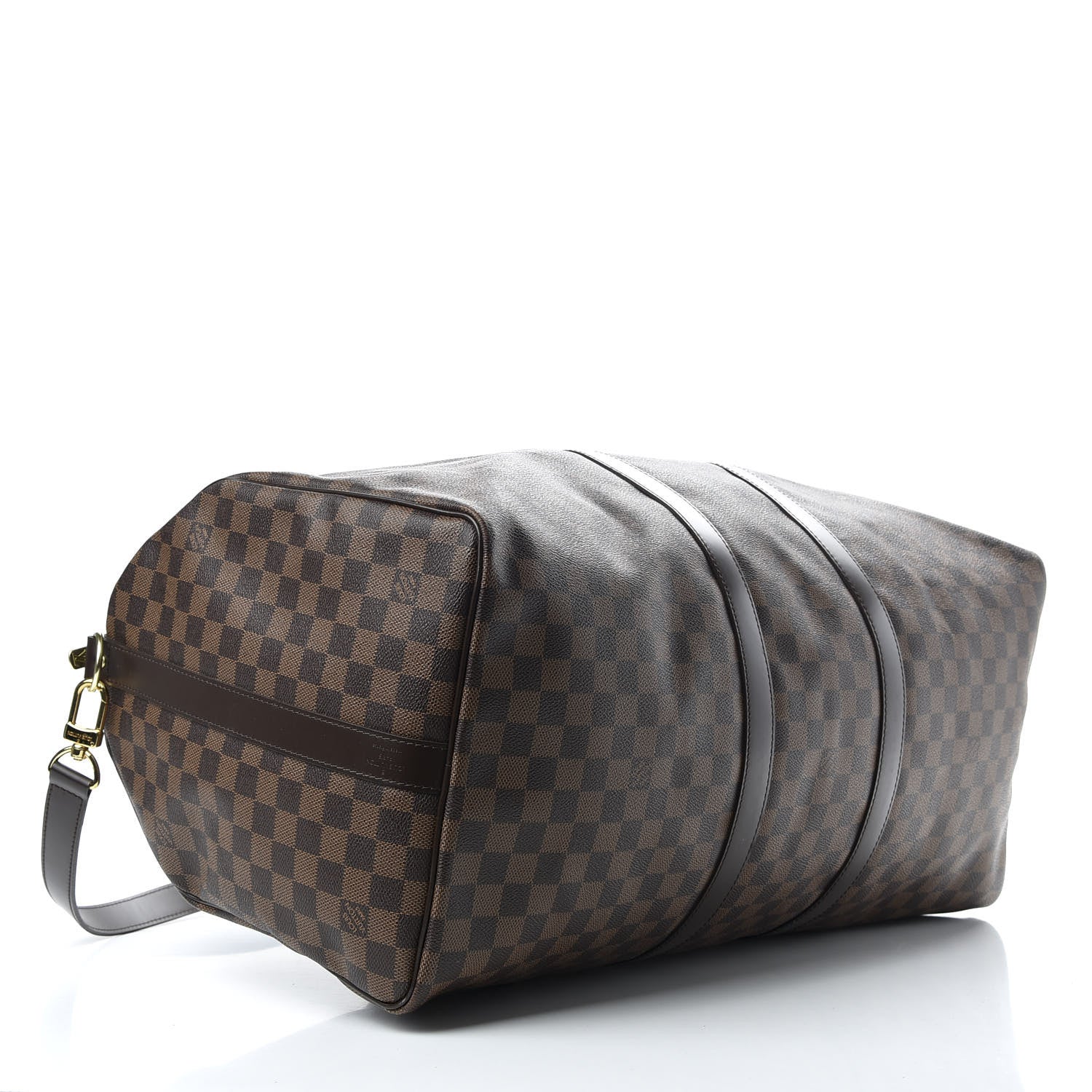Louis Vuitton Damier Ebene Keepall Bandouliere 55 3 of 10