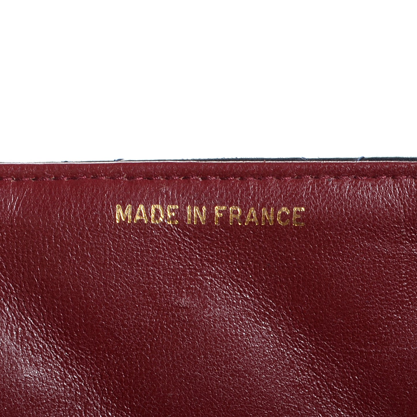 Lambskin Medium Single Flap Navy