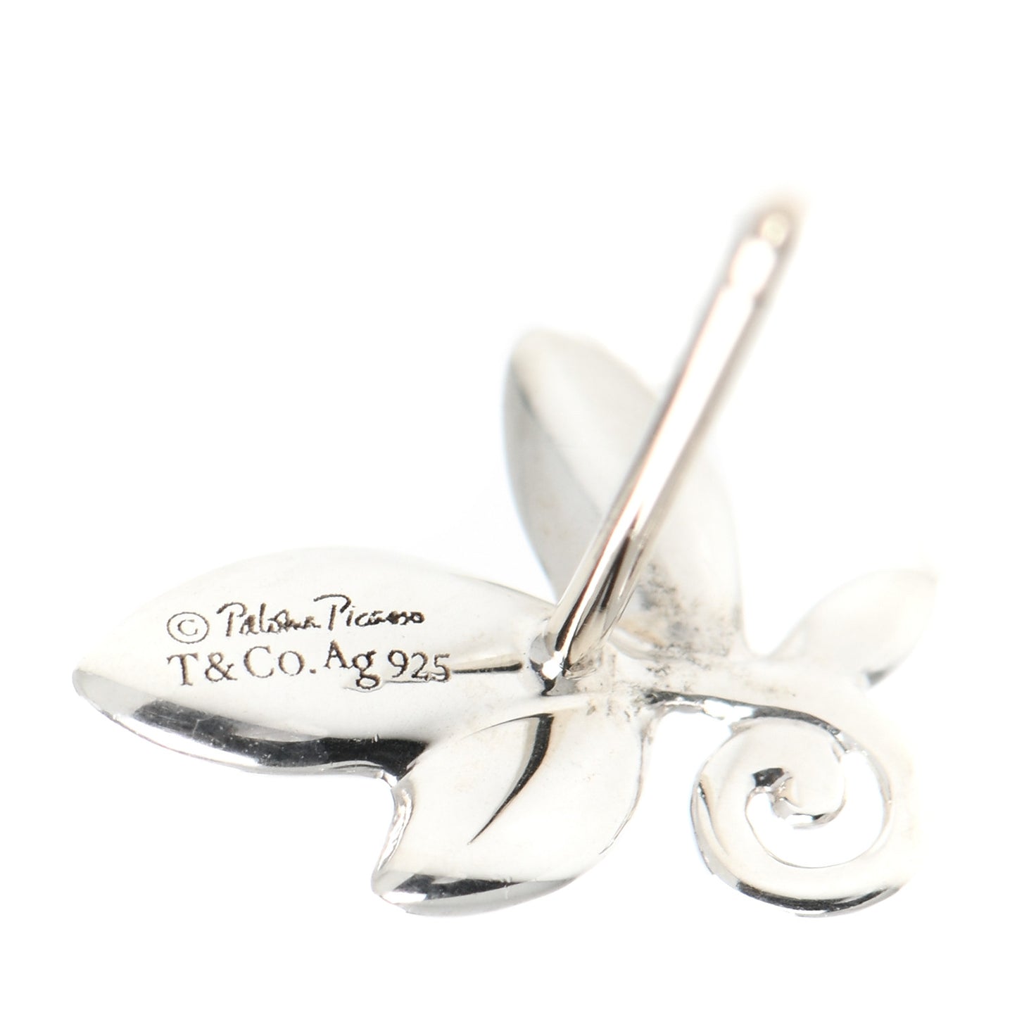 Sterling Silver Paloma Picasso Olive Leaf Earrings