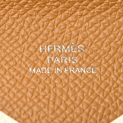 Hermes Epsom Verso Calvi Card Case Nata Sesame 8 of 12