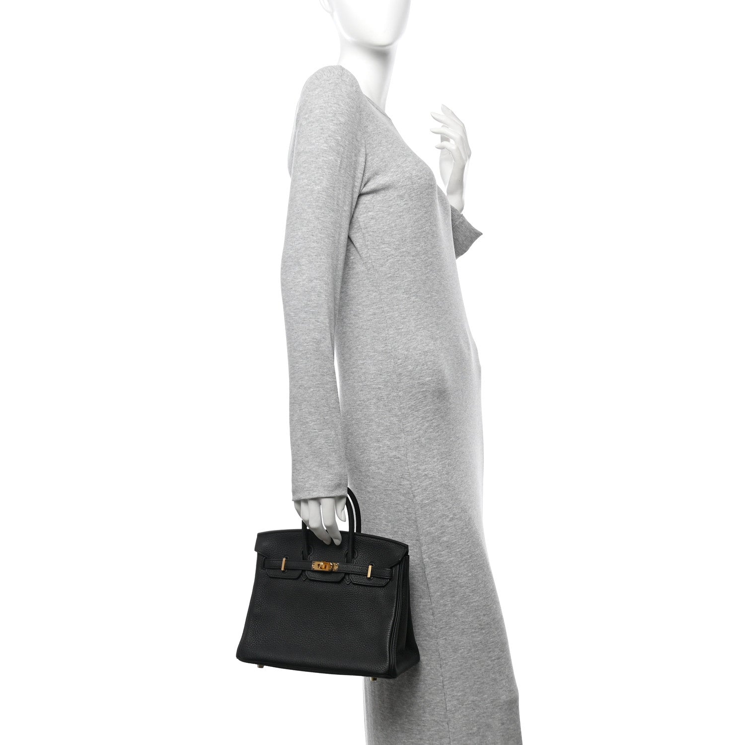 Hermes Togo Birkin 25 Black 2 of 11