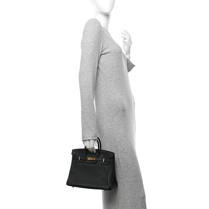 Hermes Togo Birkin 25 Black 2 of 11