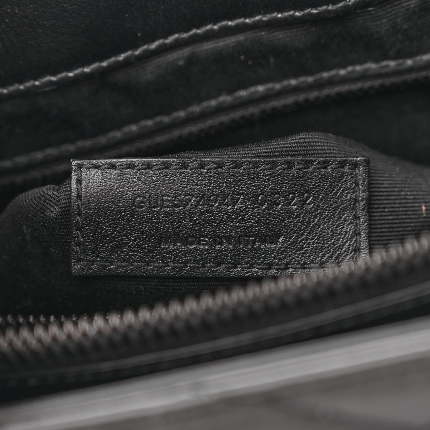Saint Laurent Calfskin Y Quilted Monogram Monochrome Large Loulou Chain Satchel Black 7 of 13