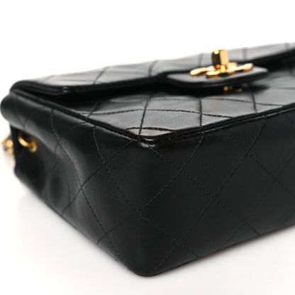 Chanel Lambskin Quilted Mini Square Flap Black 9 of 10