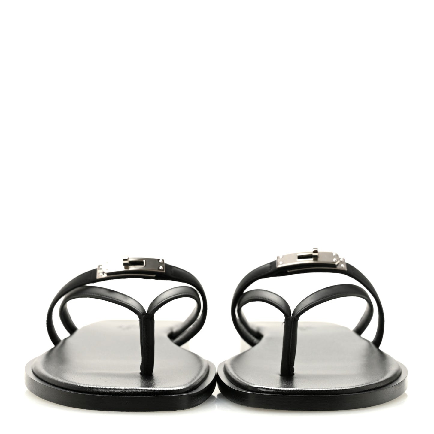 Calfskin Miss Sandals 36 Black
