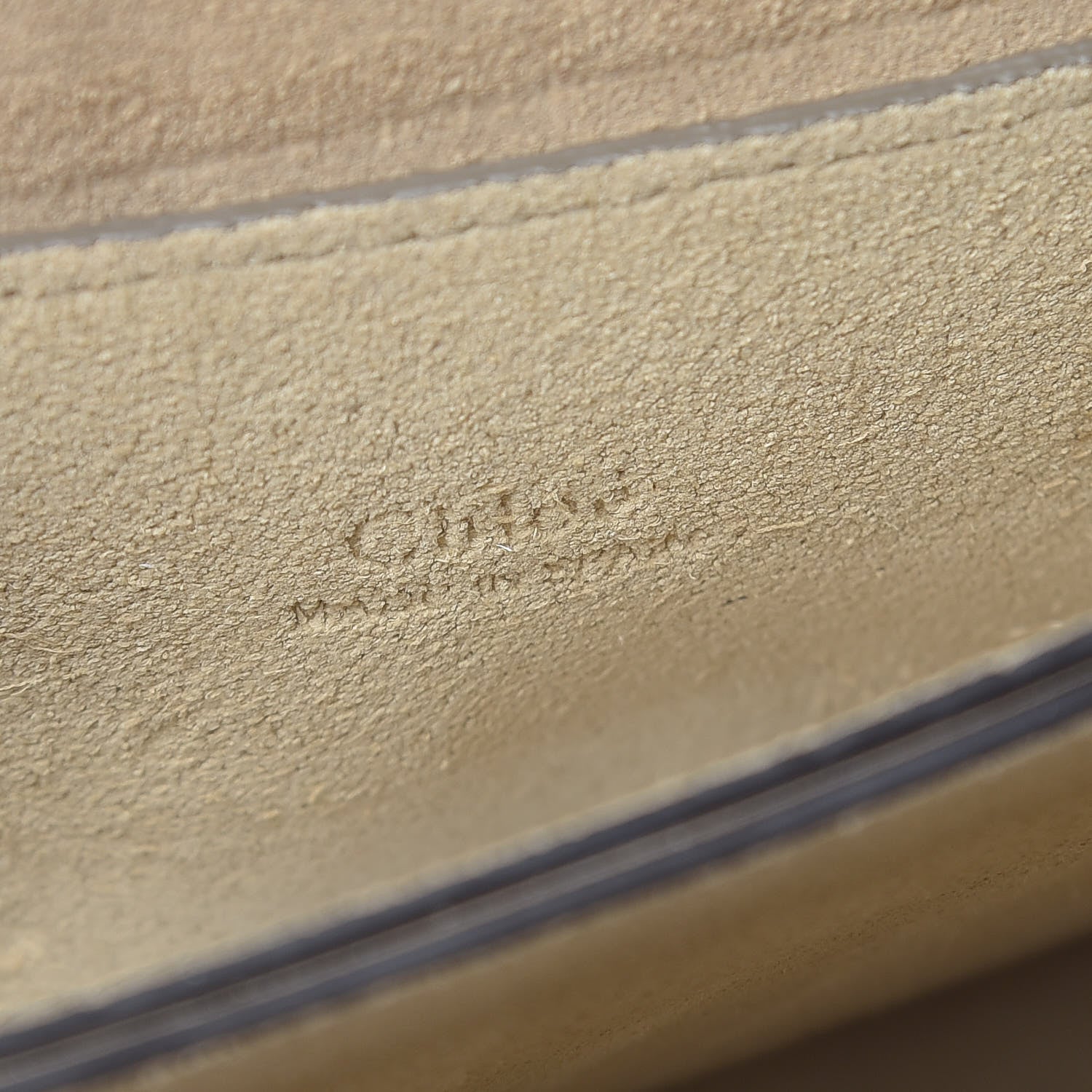 Chloe Suede Calfskin Small Faye Shoulder Bag Motty Grey 9 of 19