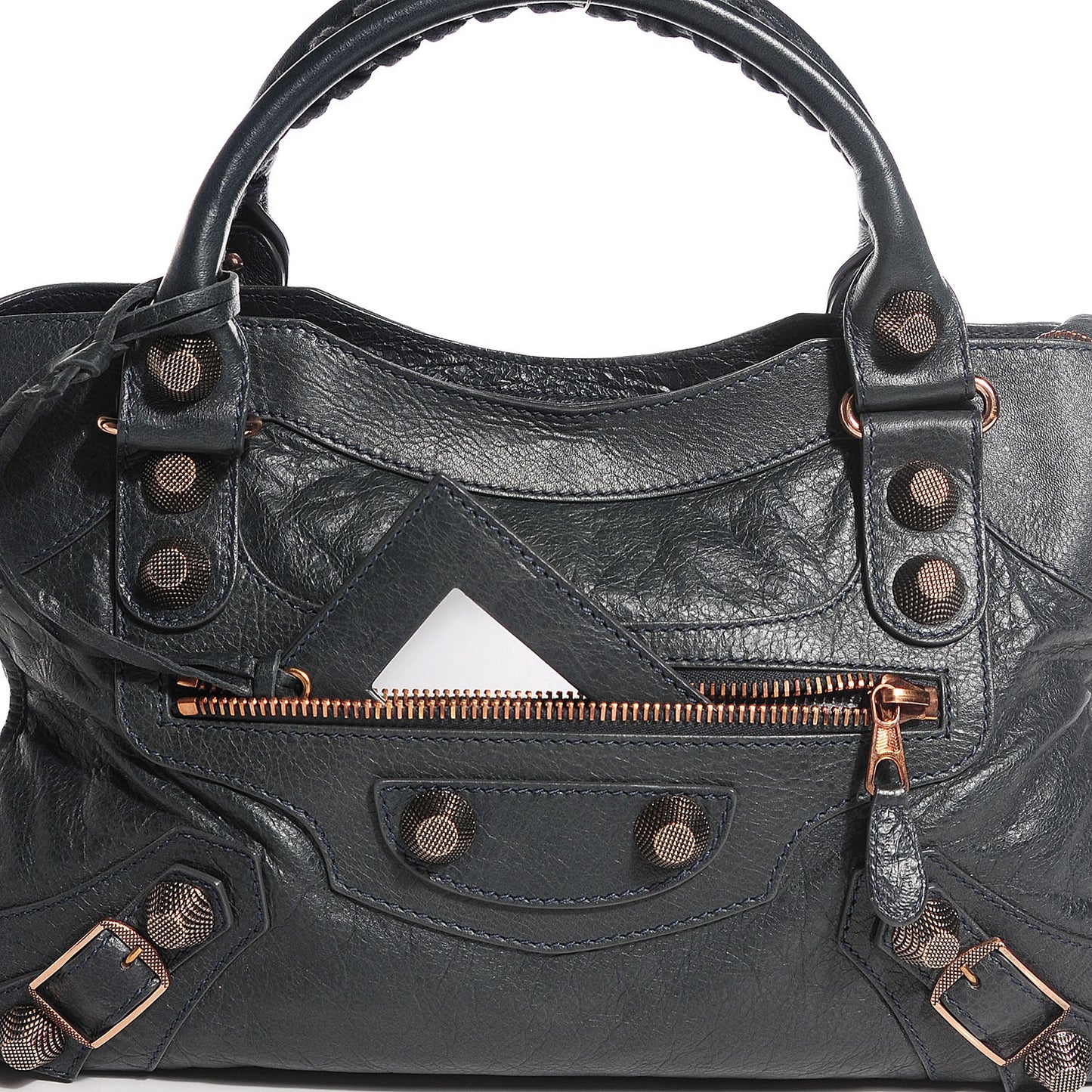 Agneau Giant 21 Rose Gold Hardware City Anthracite
