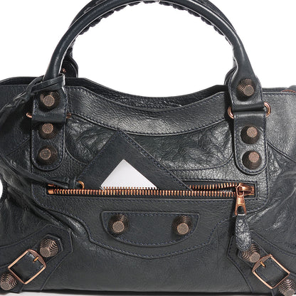 Balenciaga Agneau Giant 21 Rose Gold Hardware City Anthracite 9 of 12
