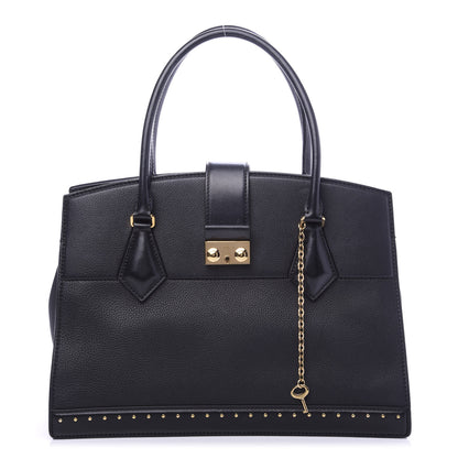 Louis Vuitton Taurillon Cour Marly MM Black 1 of 8