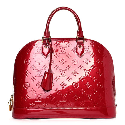 Louis Vuitton Vernis Alma MM Pomme D'Amour 1 of 11
