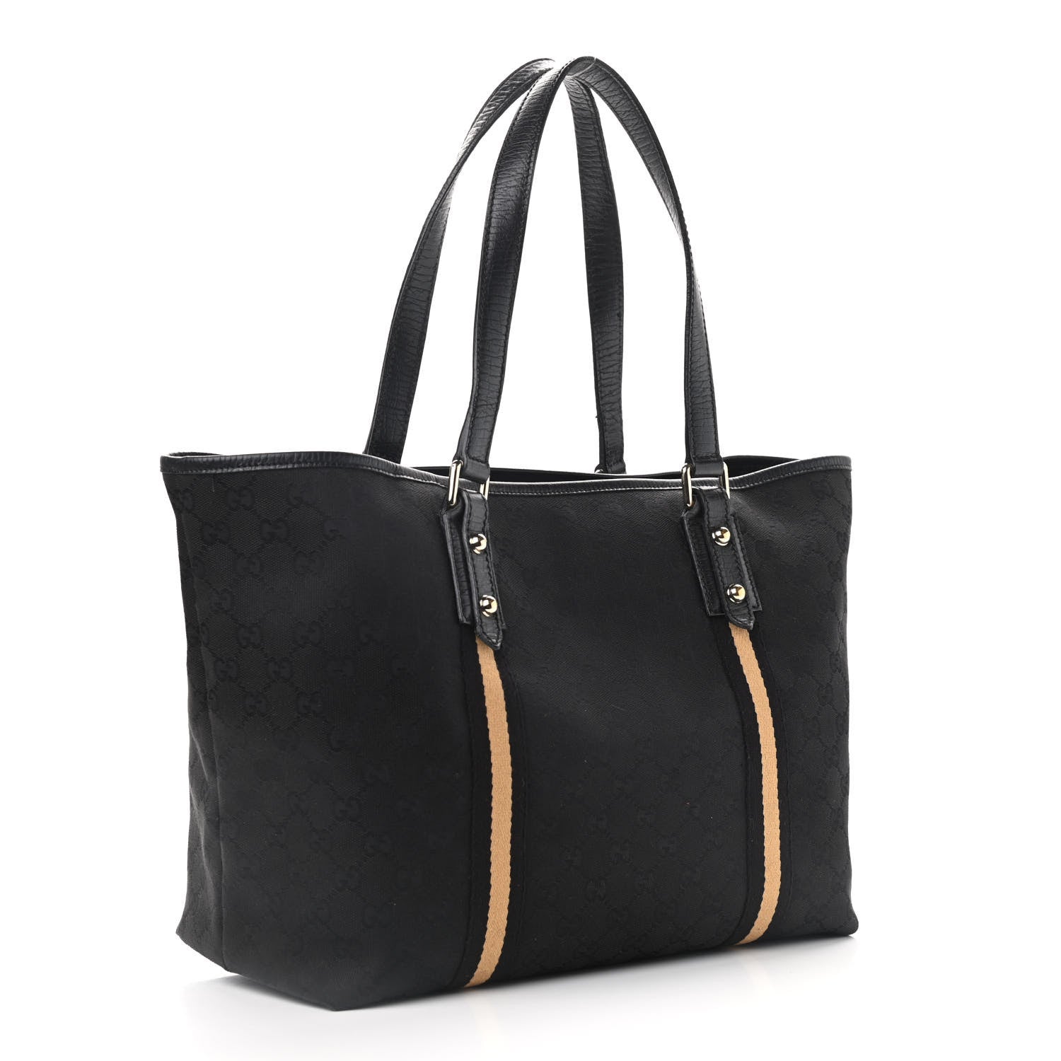 Gucci Monogram Large Jolicoeur Tote Black 3 of 12