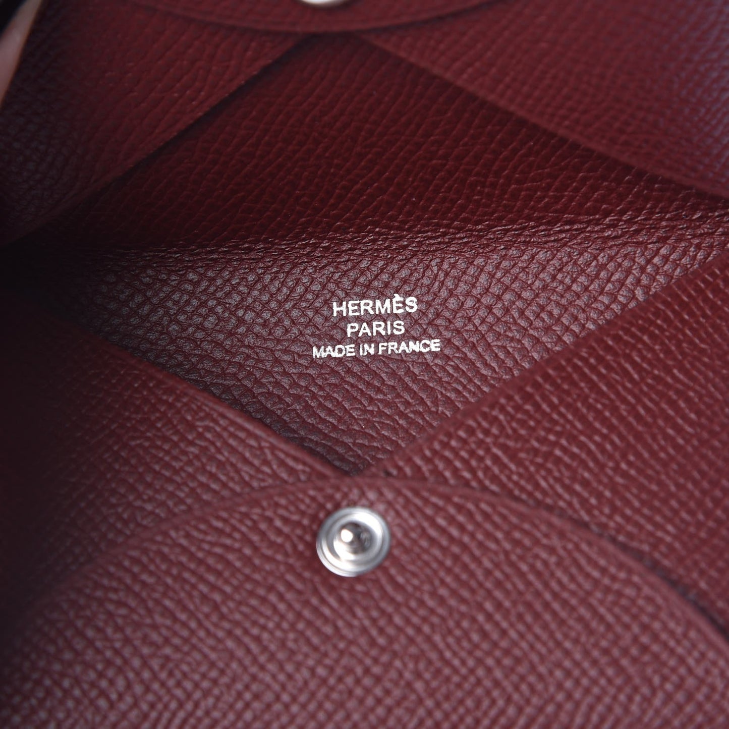 Epsom Calvi Card Case Rouge Grenat