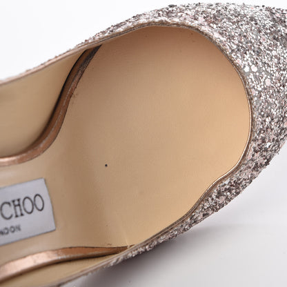 Jimmy Choo Glitter Pointy Toe Romy 85 Pumps 36.5 Pink 15 of 15