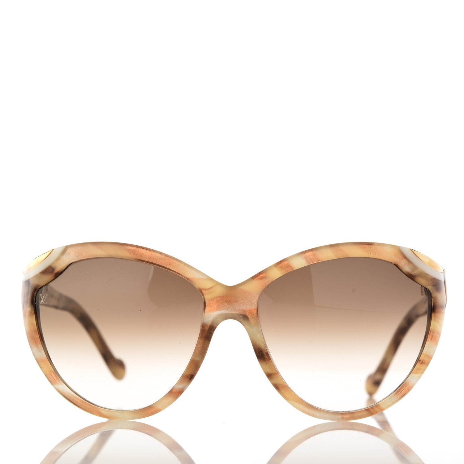 Louis Vuitton Ivy Cat Sunglasses Z0747W Honey Tortoise 2 of 10